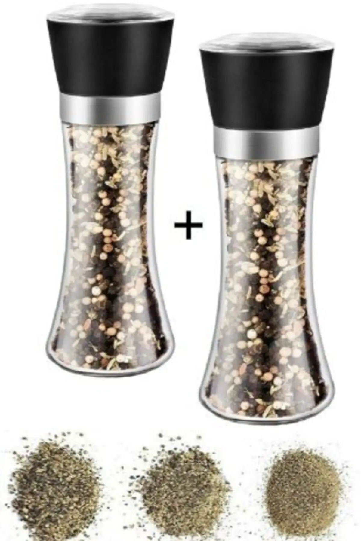 

Pepper salt shaker mill 2 pcs large size ceramic knife spice tableware & kitchen home furniture
