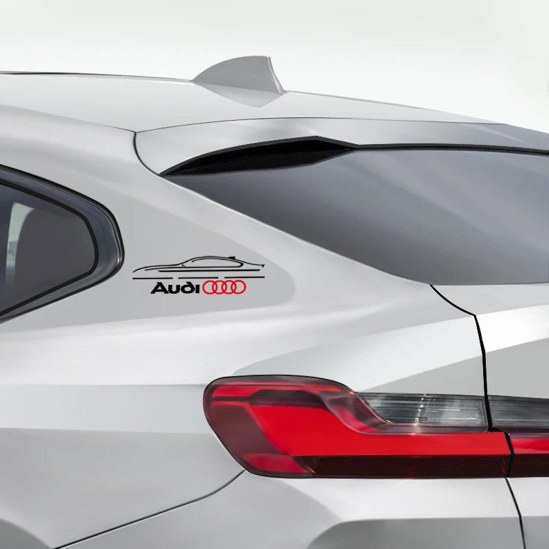 Декоративная наклейка на зеркало заднего вида для стайлинга автомобилей Audi A6 C5 C6