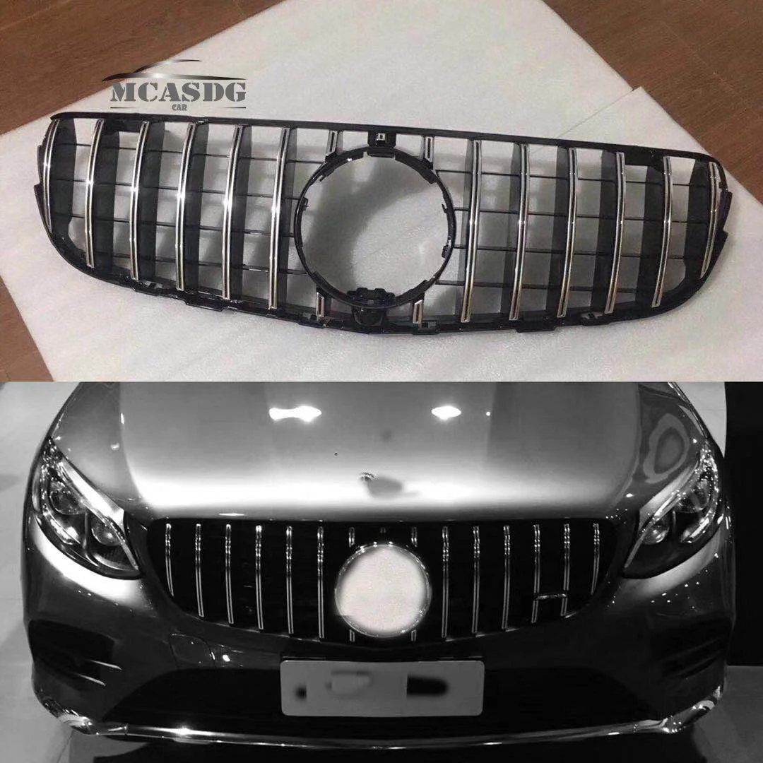 

Front Bumper GT Grille Fit For Mercedes Benz X253 GLC300 GLC350 16-19