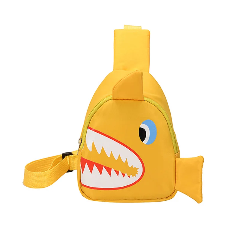 Новая детская нагрудная сумка с косым крестом мультяшная милым животным принтом