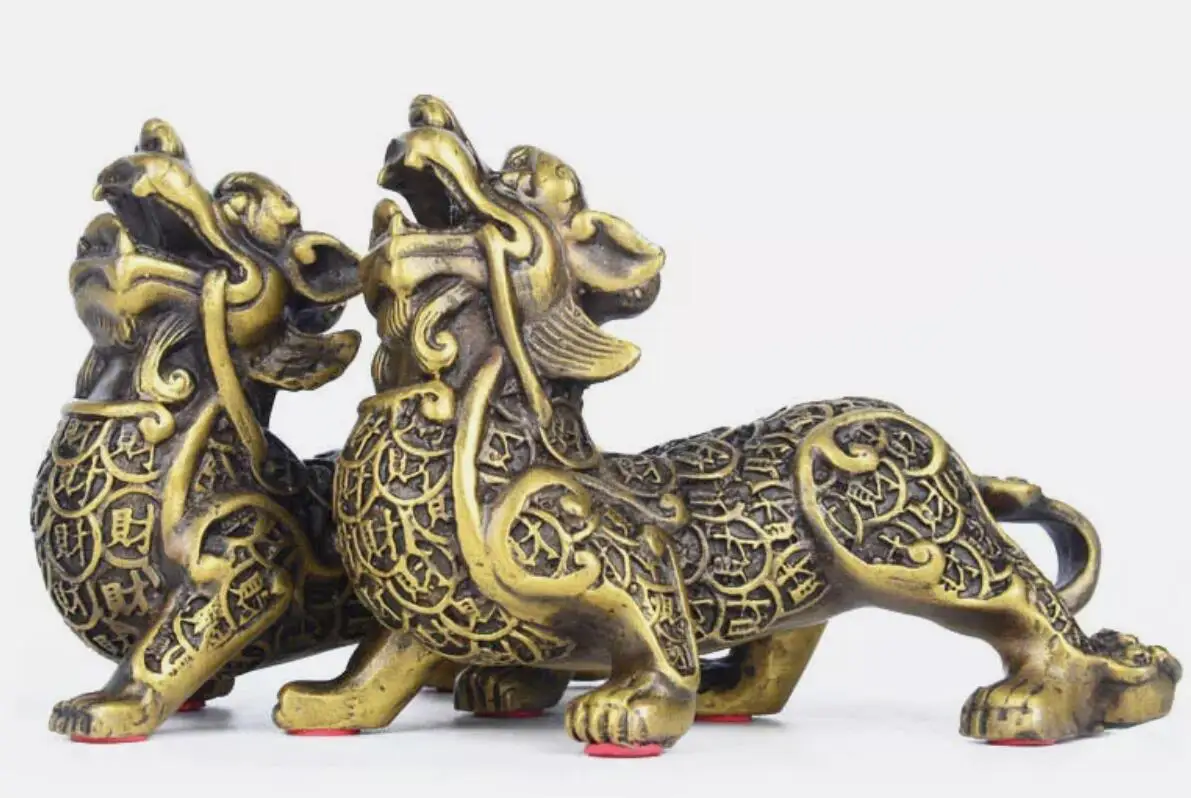 Счастливый фэншуй старый телефон богатство единорог пиксиу Храбрые войска