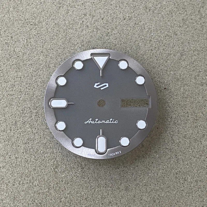 New Watch Accessories Watch Dial Diameter 28.5MM Orange Gray Blue Green Luminous Fit For NH35/NH36 Movement