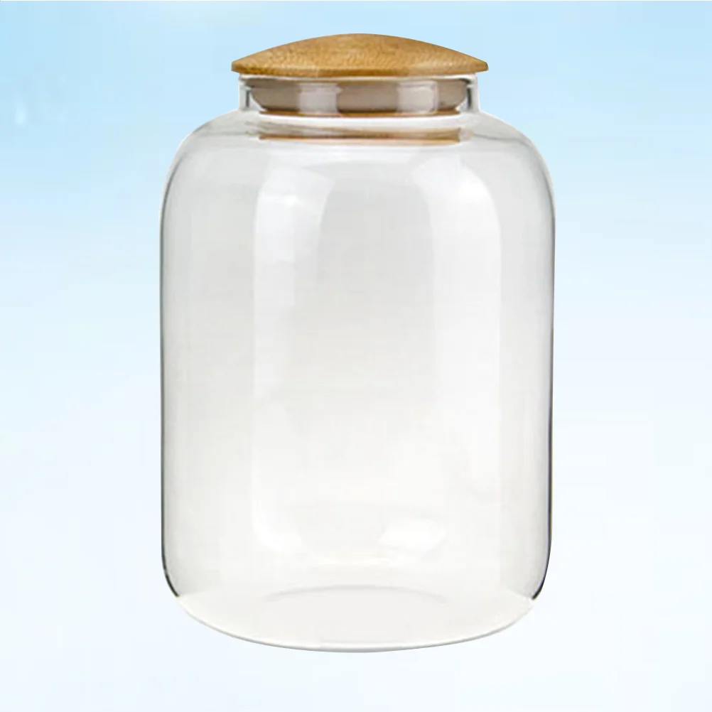 

1150 Ml Glass Storage Tank Jars Candy Grain Container Go Food Containers Lids Seal Snack Organizer Spice Holder