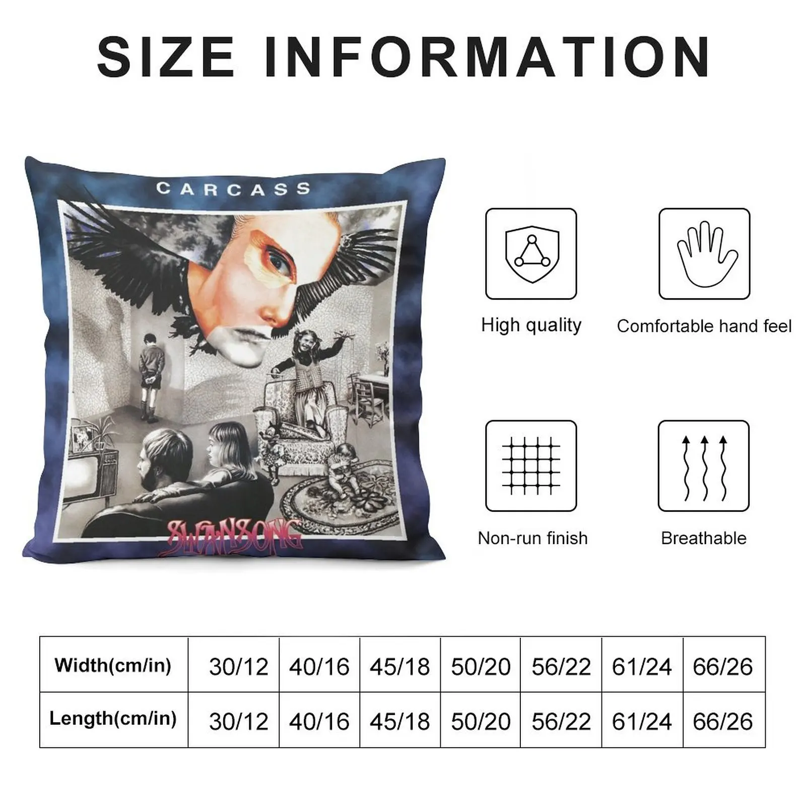 Swansong осенняя наволочка роскошный декоративный чехол для подушки роскошная