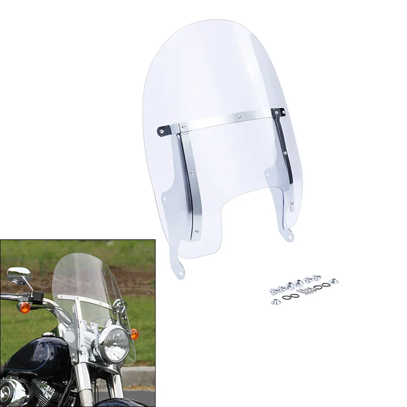 Фото Прозрачное 19-дюймовое лобовое стекло, подходит для Harley Fat Boy FLFB FLFBS 2018-2025 2024 2023 2022 №1