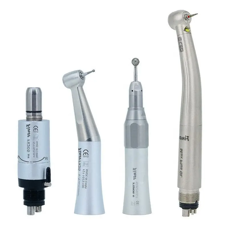 

Dental Academic Student Handpiece Kit with LED High Speed Handpiece FX Contra Angle Air Motor Straight Handpiece