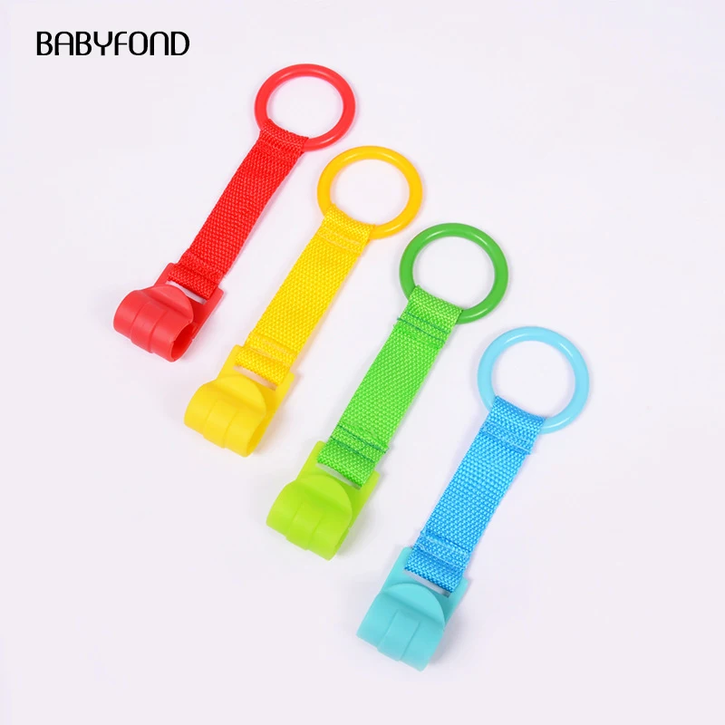 Babyfond 4pcs/lot  Ring for Playpen Baby Crib Hooks General Use Hooks Baby Toys  Bed Rings Hooks  Universal Ring Help Baby Stand