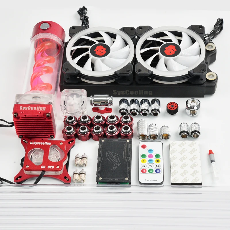 

Syscooling water cooling kit for PC Intel 1151 1150 LGA 2011 CPU socket water cooling system with RBG support