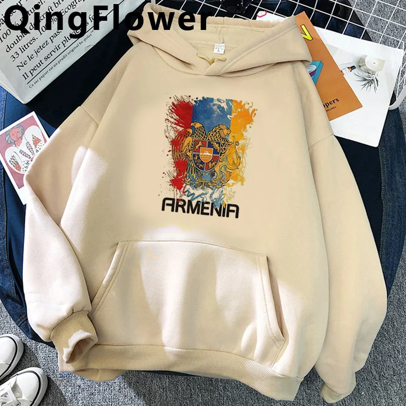 

armenia hoodies men gothic Fleece Korean style streetwear sweatshirts men japanese Pullover
