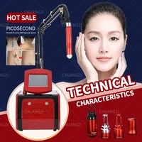 2022 new product e light 532nm 755nm 1064nm q switched nd yag picosecond laser tattoo removal pigment removal machine for home