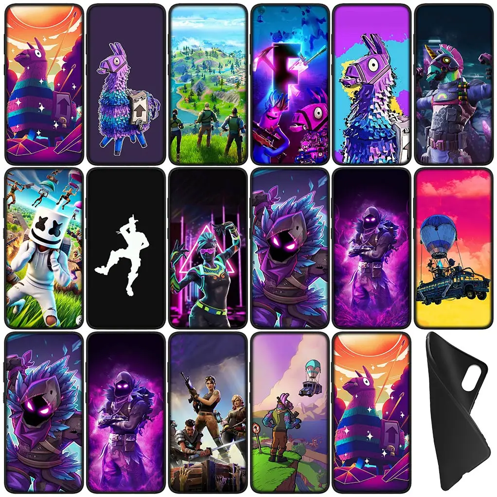 Wallpaper F-Fortnites-Lovely Silicone Coque Phone Cover for Xiaomi Redmi Note 9 8 11 Pro 4G 5G 9S 11S 9A 9C NFC 9T 8A Soft Case