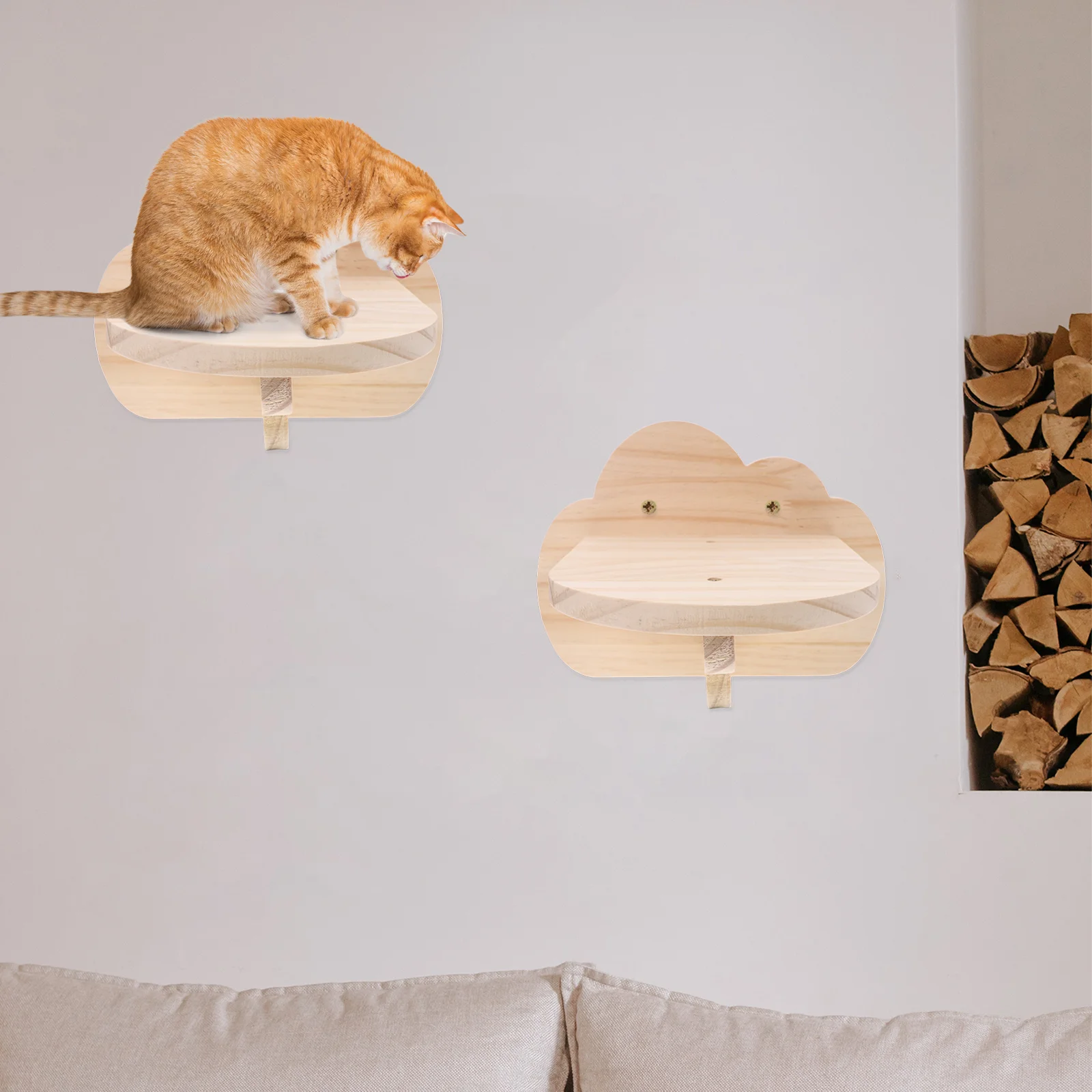 

Cat Wall Steps Climbing Kitten Shelf Furniture Shelves Mounted Structure Platform Board Climbers Ladder Catsclimber Tree Wood