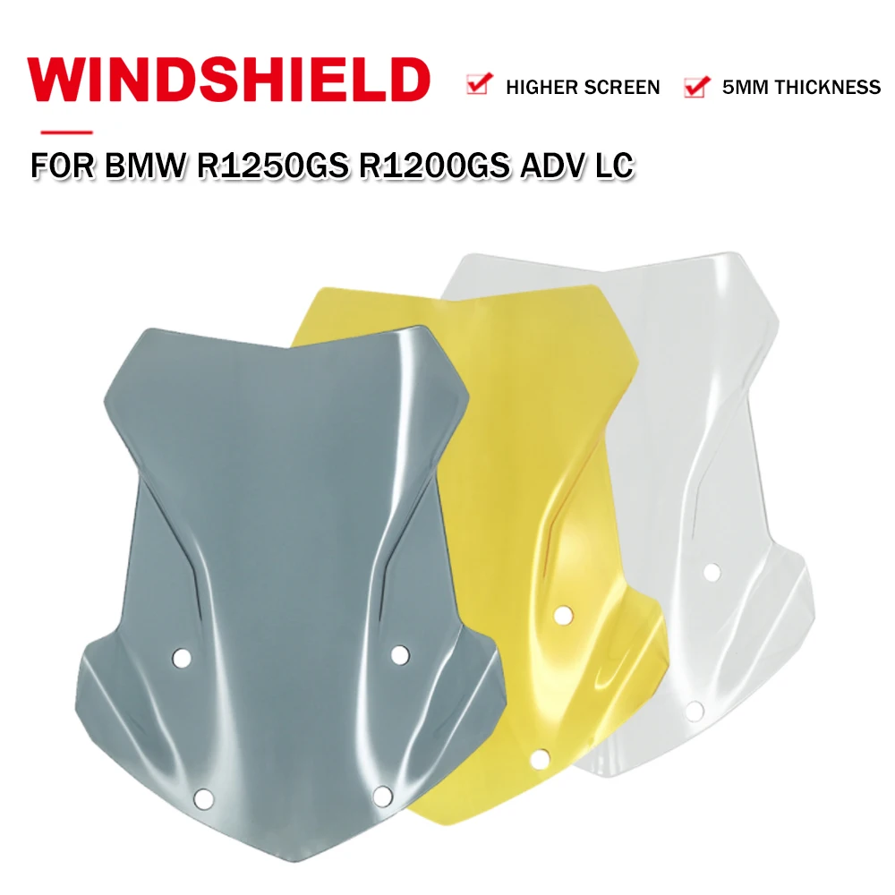 

Sport Windscreen Windshield For BMW R1200GS R1250GS Adventure 2013-2021 2022 R1200 GS R1250 Motorcycle Wind Deflector Protector
