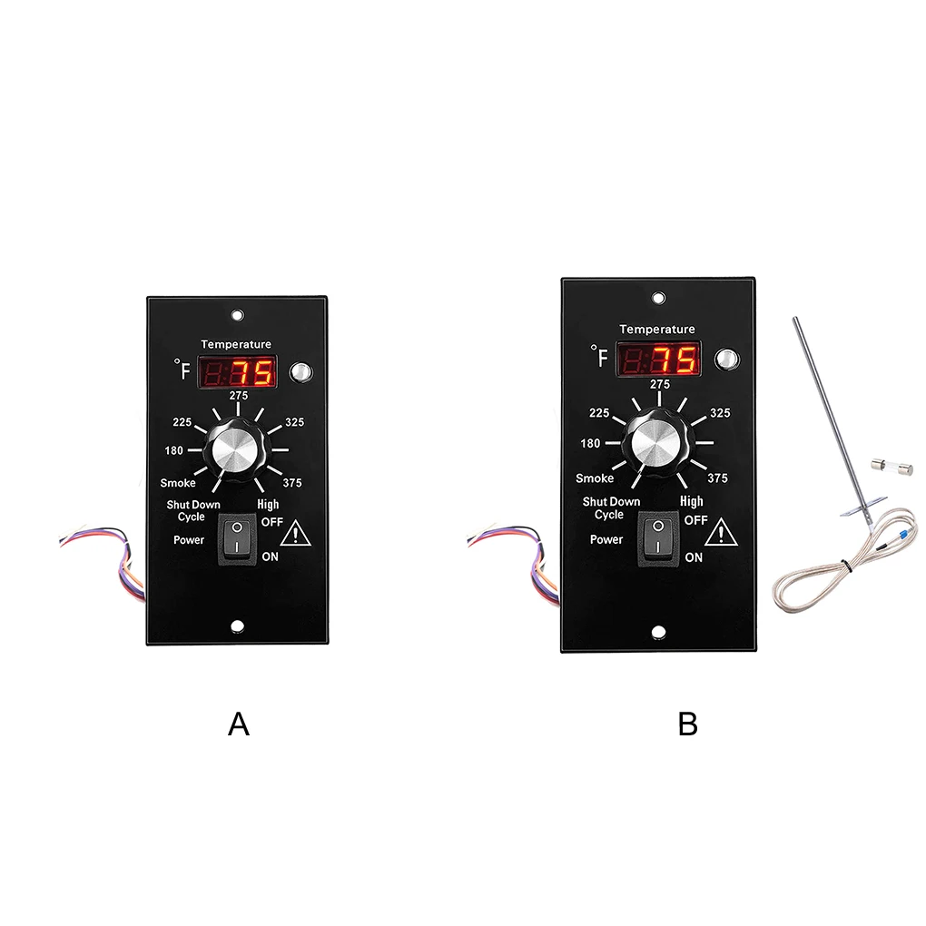 

Durable Pellet Grill - Barbecue Iron For Outdoor Grilling Portable Control Wide Application Grills Stove Board Red screen RTD