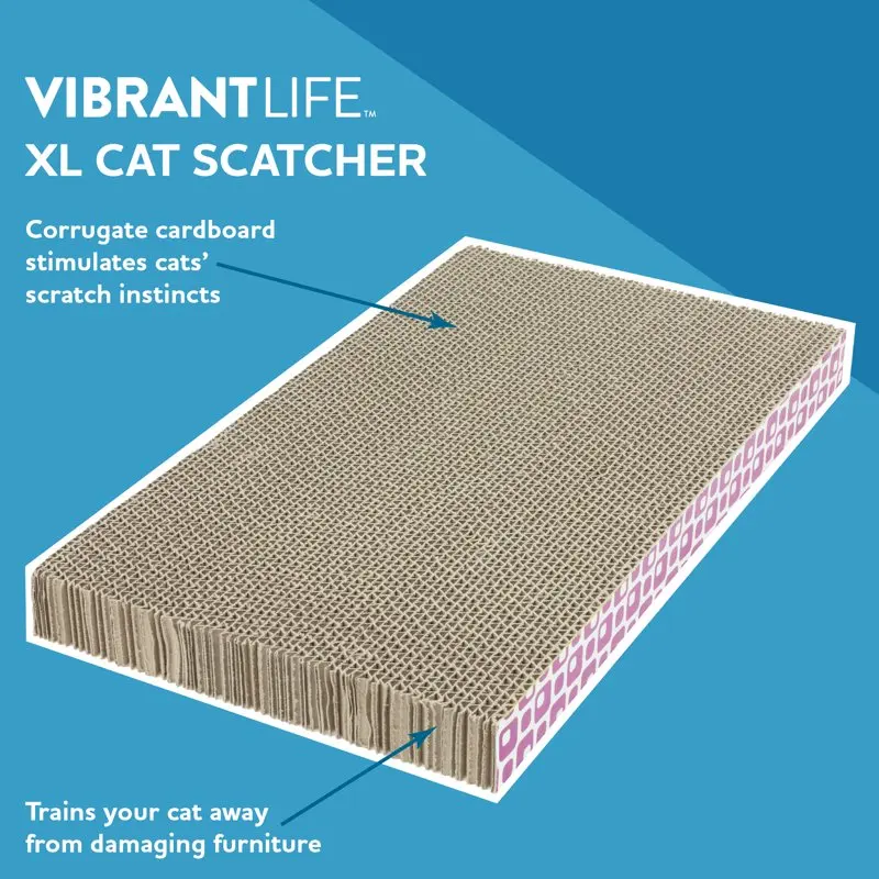 

Handy & Durable Cat Corrugated Scratching Pad Toy, Perfect for Scratching, Grooming and Exercise
