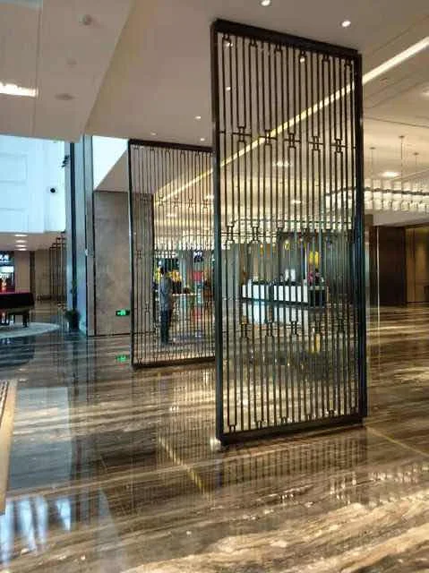 Золотая панель из нержавеющей стали SUS 304 201 лазерная резка разделитель стен в