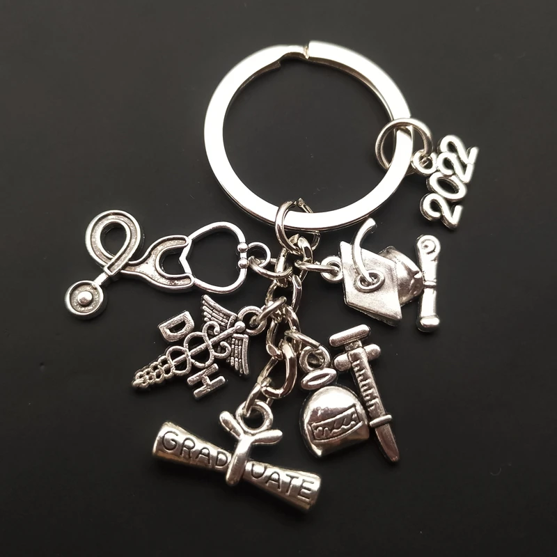 Брелок-шприц для медсестер стетоскоп брелок медицинской школы ювелирные изделия