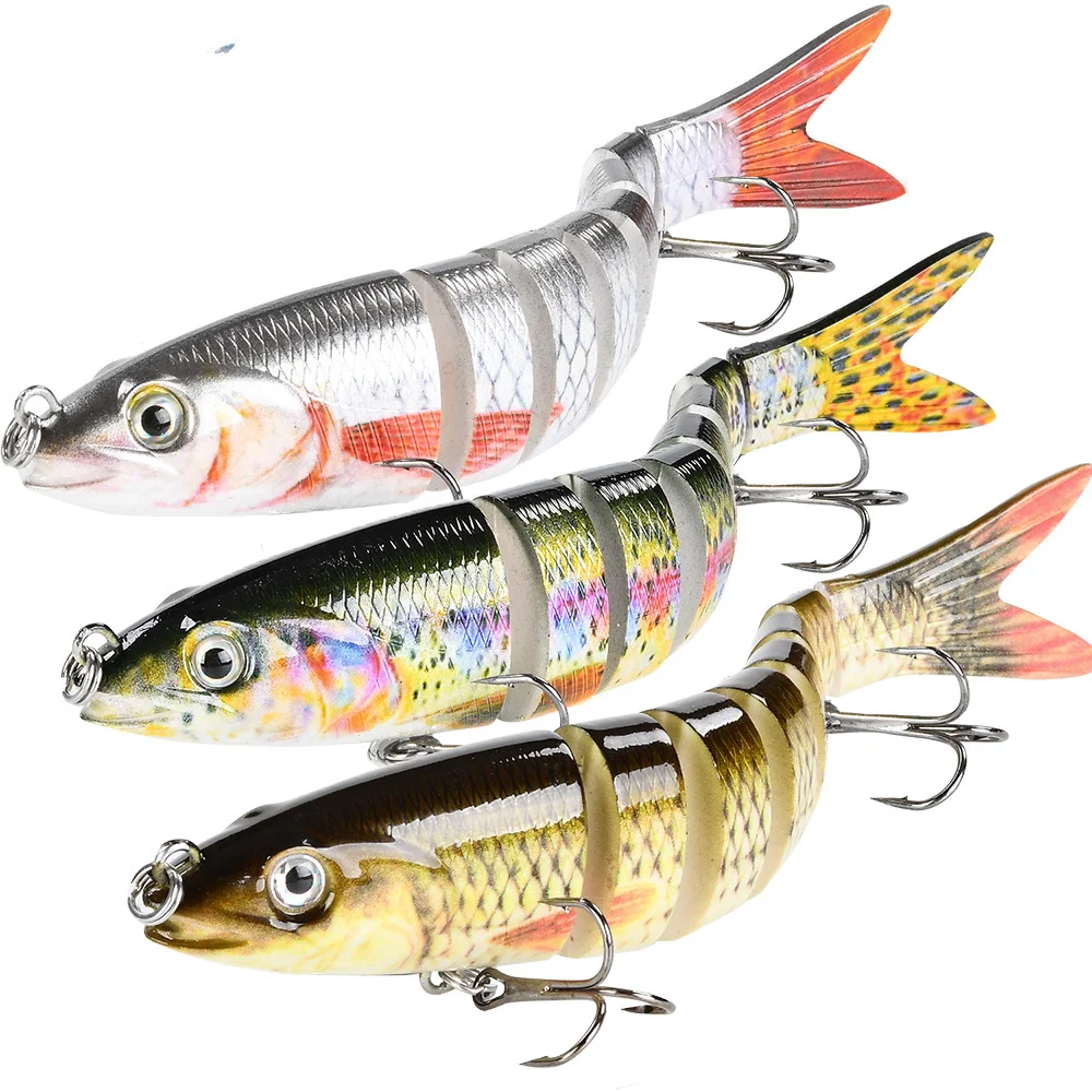 

10cm Sinking Wobblers Fishing Lures Jointed Crankbait Swimbait 8 Segment Hard Artificial Bait For Fishing Tackle Lure