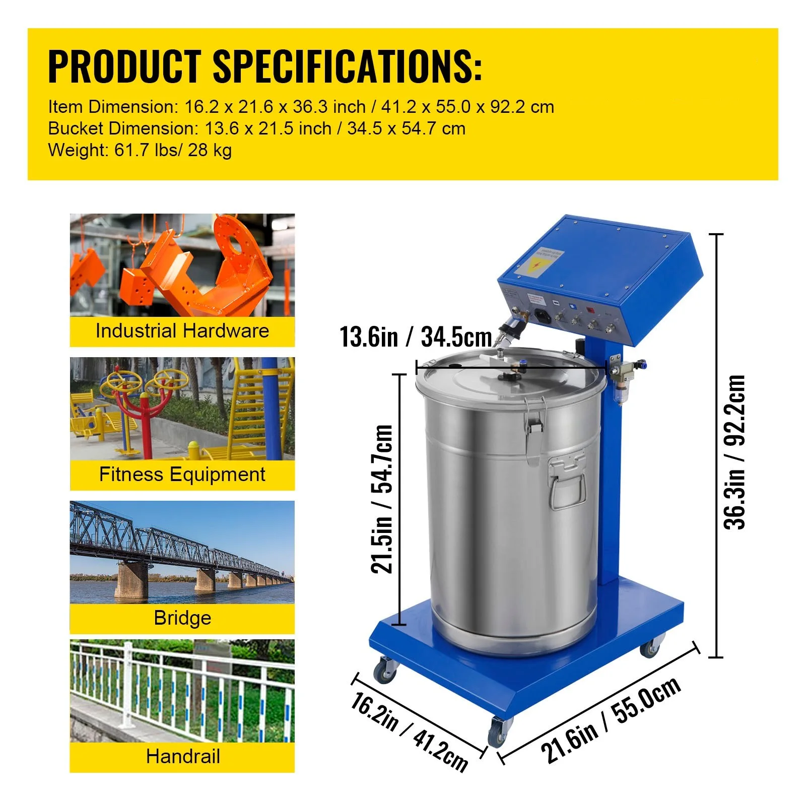 Рисунок 6 - Система порошкового покрытия 45 л
