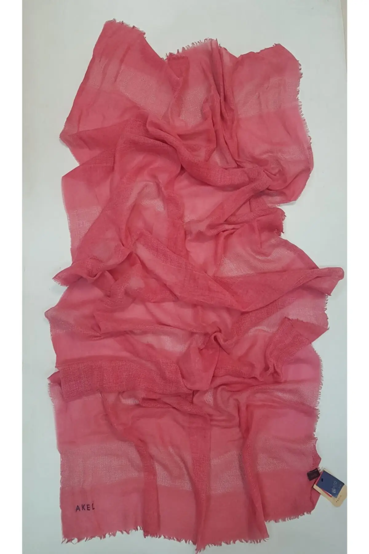 

Женская длинная теплая зимняя цветная шаль из вуали, Женский высококачественный шарф, мягкая хлопковая шаль с розовой завязкой