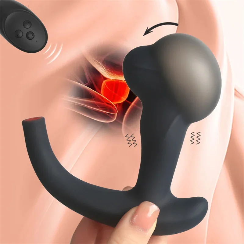 Силиконовая анальная пробка для мужчин