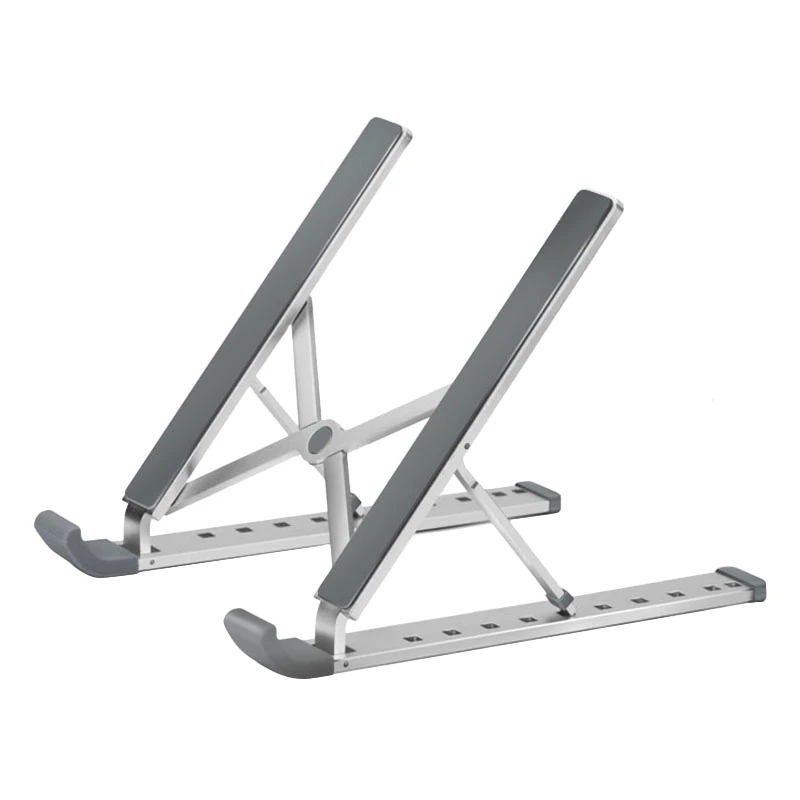 

Laptop Stand Aluminum Alloy 9-Step Height Adjustable Foldable Non-Slip For The Following 17-Inch Laptop Tablet