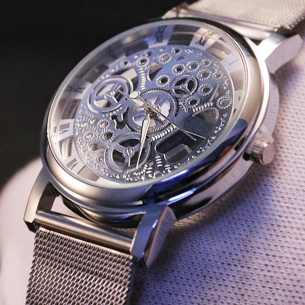 

Часы-скелетоны SOXY мужские наручные, роскошные ажурные часы-скелетоны, мужские часы, Relogio Masculino Relogio Saati