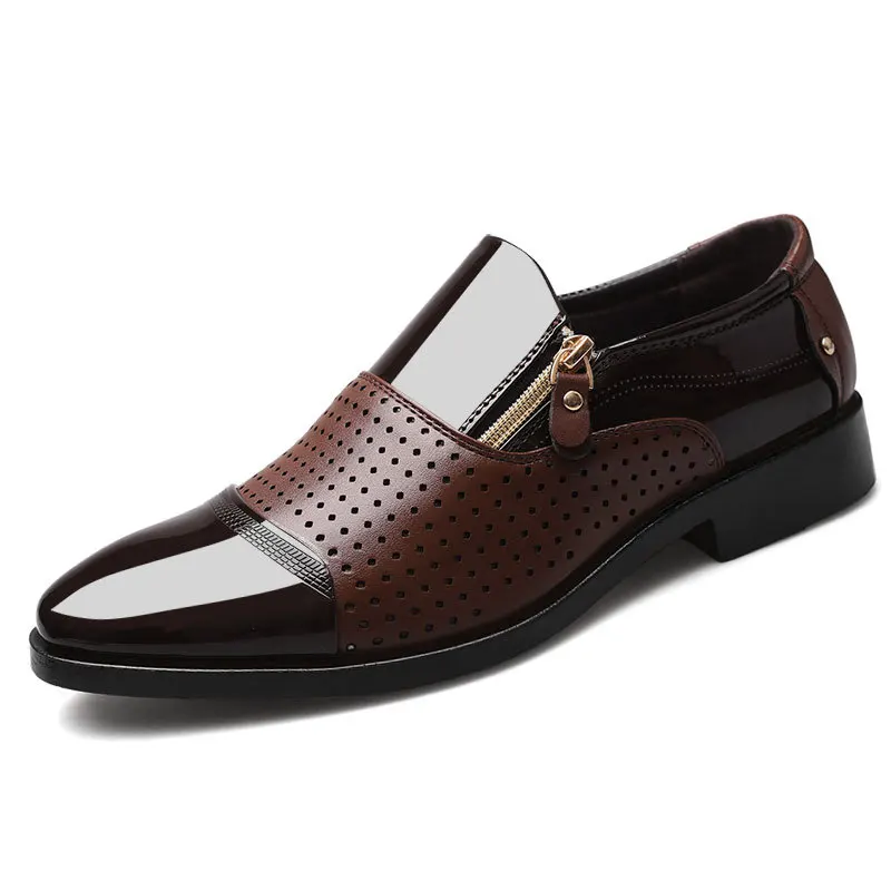 

2022 Classic Business Men's Dress Shoes Fashion Elegant Formal Wedding Shoes Men Slip on Office Oxford Shoes Formal Shoes Men