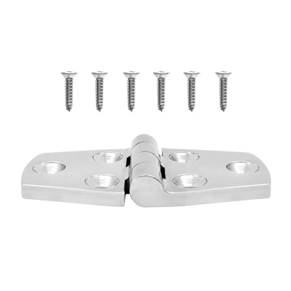 

Heavy Duty 316 Stainless Steel Boat Strap Hinge 76x38mm