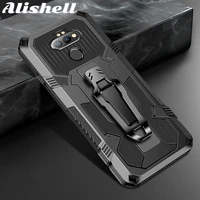 shockproof armor protective cover for lg k31 k51 k61 k41s k51s back clip car holder phone case for lg aristro 5 stylo6 stylo7