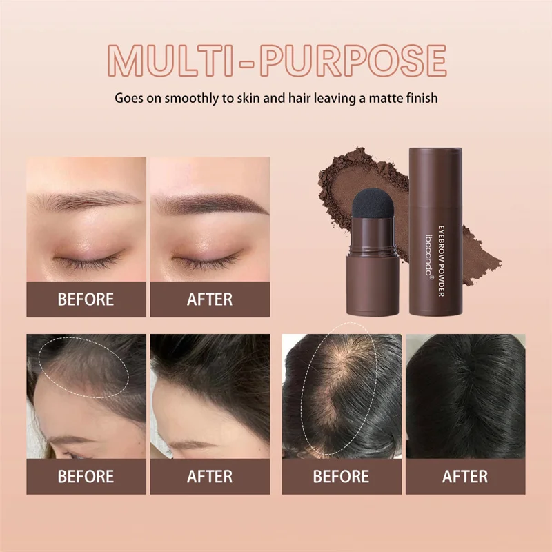 Proszek для бровей Ibcccndc четырехцветная пудра набор палочек артефакт естественный и