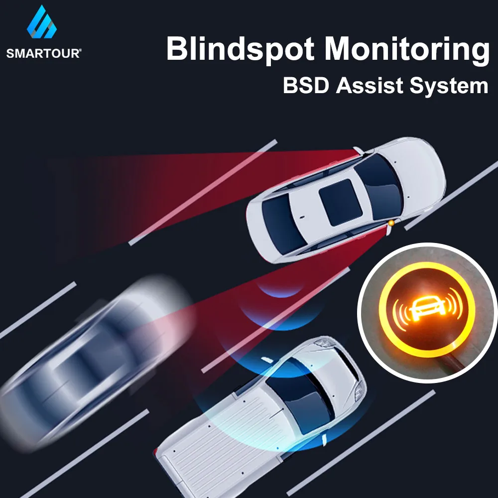 

Car BSD BSM Blind Spot Radar Detection System microwave sensor change lane driving assistance Reversing radar sensor blind spot