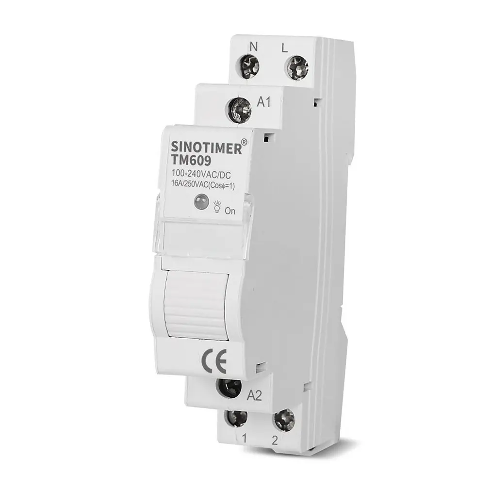

Умный автоматический выключатель для дома, 18 мм, 1P, Wi-Fi, дистанционное управление через приложение, таймер для лестницы, таймер на Din-рейке, вход переменного тока 100-240 В