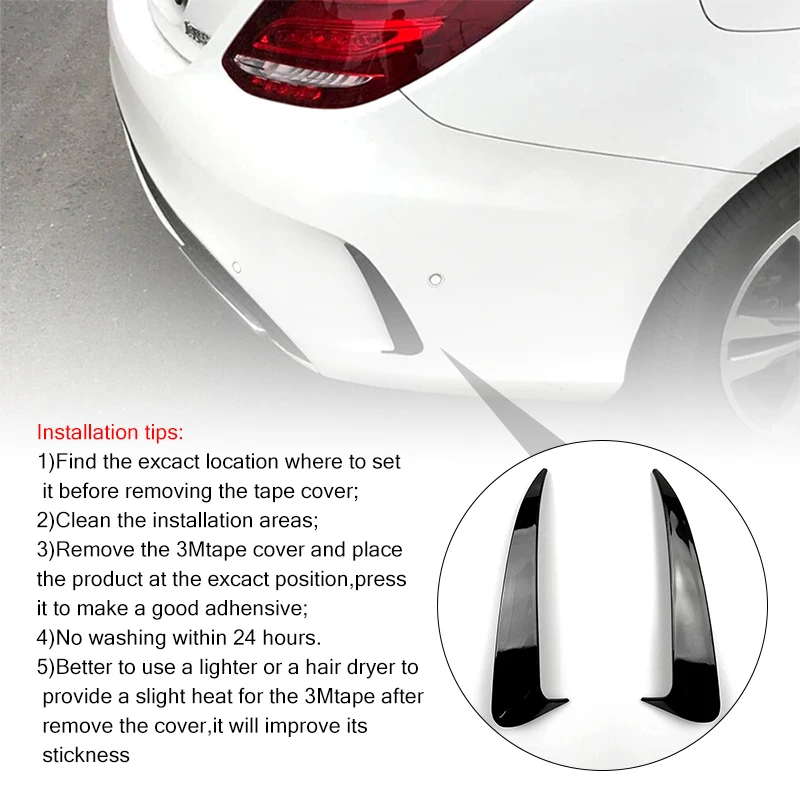 Rear Bumper Spoiler Air Vent T	