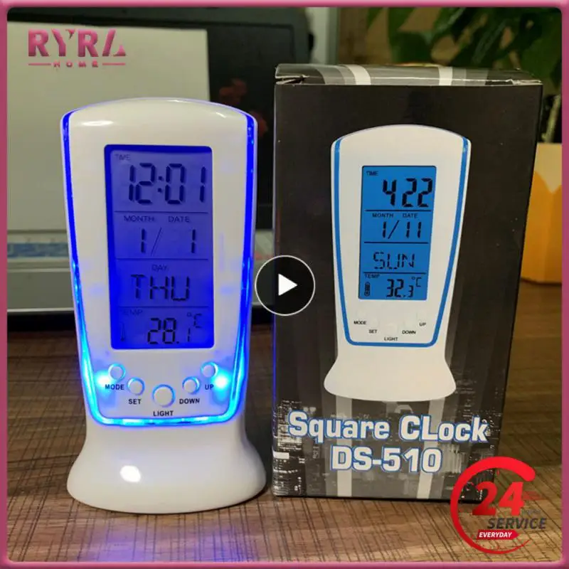 Birthday Reminding Led Table Clock Home Decoration Thermomet