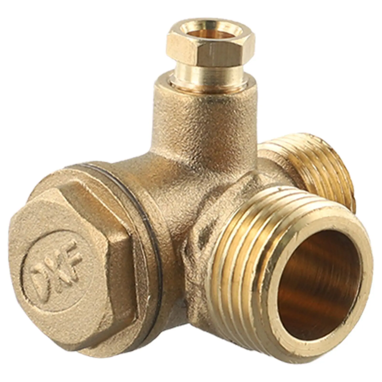 

Air Compressor Check Valve Air Pressure Check Valve Connecting Connector Piston Pum Tank Compressor G1/2 Threaded