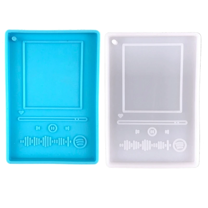 

Super Gloss Epoxy Resin Music Pendant Mold Keychain Casting Silicone Mould DIY Crafts Polymer Clay Jewelry Making Tool