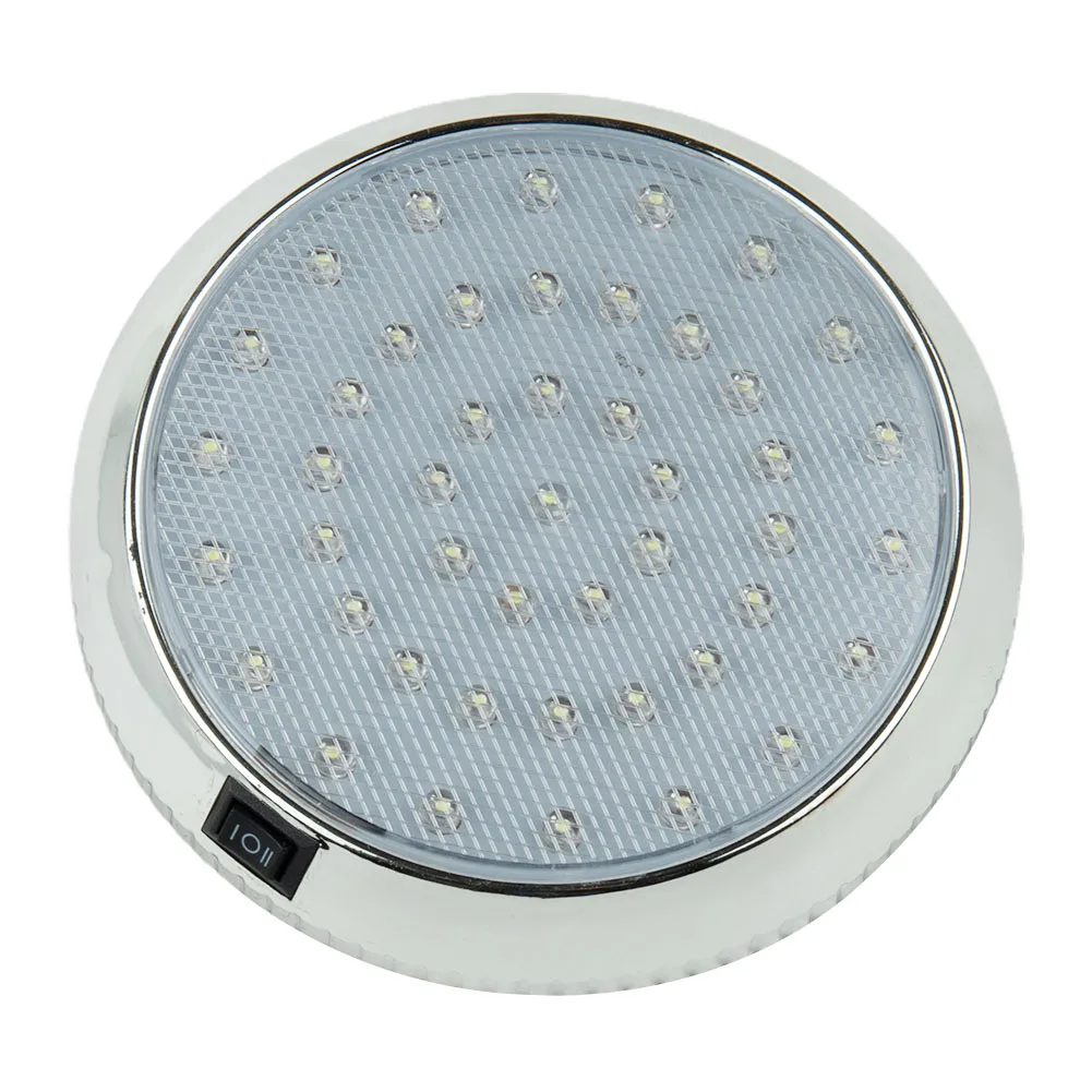 

1x LED Interior Roof Light 12V LED Roof Ceiling Interior Lights Camper Van Boat Caravan Light White Interior Decoration Light