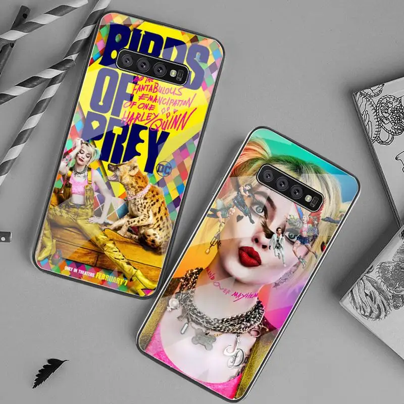 

Sexy Girl Harley Quinn Phone Case Tempered Glass For Samsung S20 Ultra S7 S8 S9 S10 Note 8 9 10 Pro Plus Cover