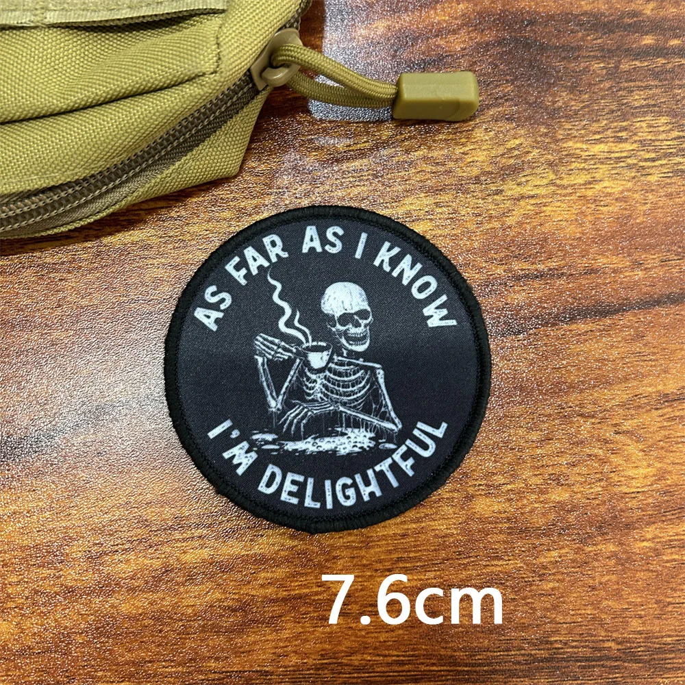 Тактическая нашивка с российским скелетом легиона я восхитительный моральный