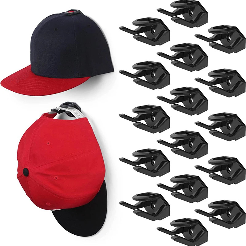 

5 Pcs Adhesive Hat Hook Baseball Caps Minimalist Baseball Cap Hook Rack Holder Wall Mount Bedroom Decoration