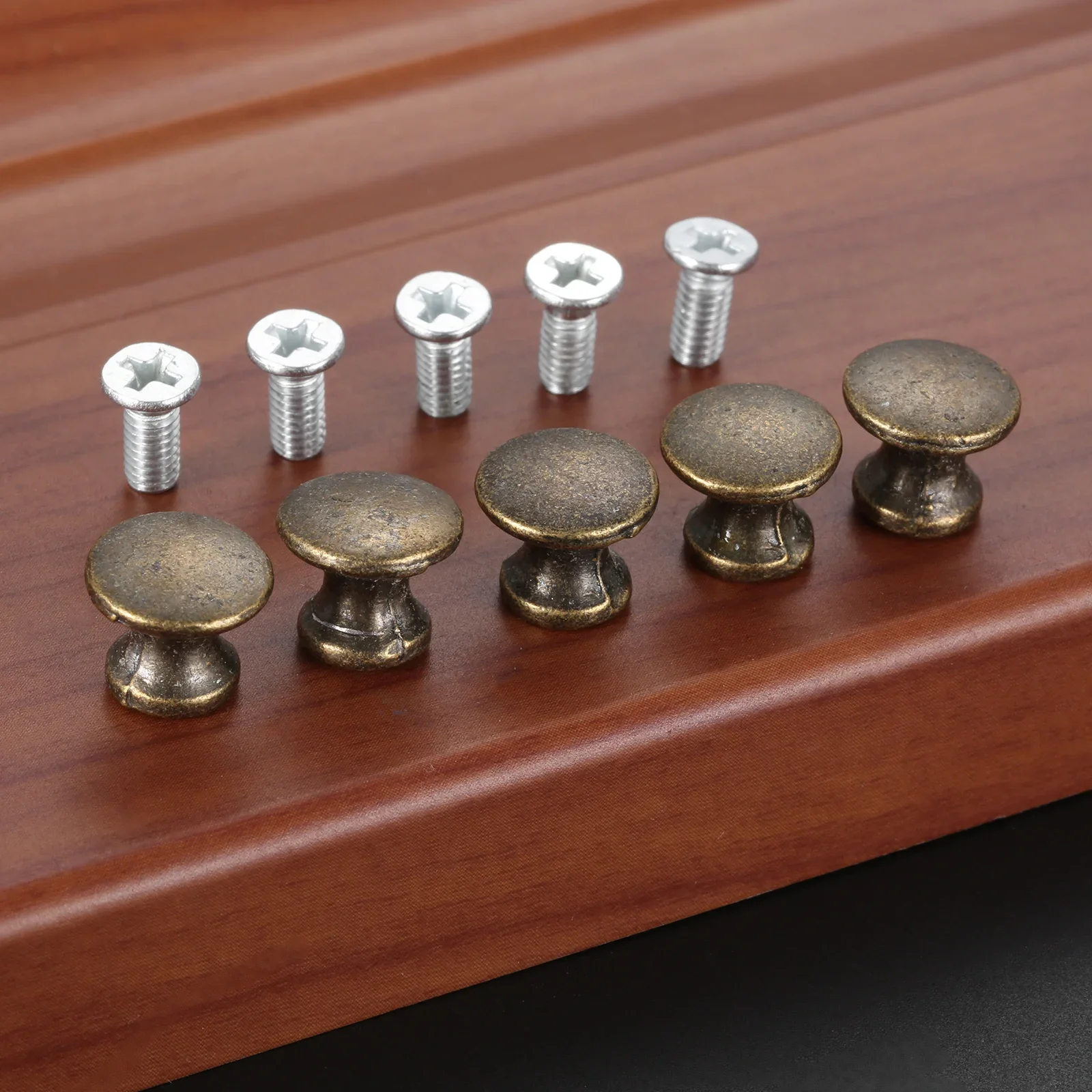 

Металлические ручки для шкафов 5 шт., цинковый сплав, бронза/серебро