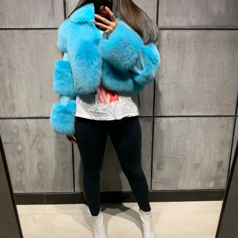 Fluffy Faux Fur Coat Women Winter Jacket Fashion Thick Warm Overcoat Faux Fox Fur Coats Female Fur Jacket Casual Party Over