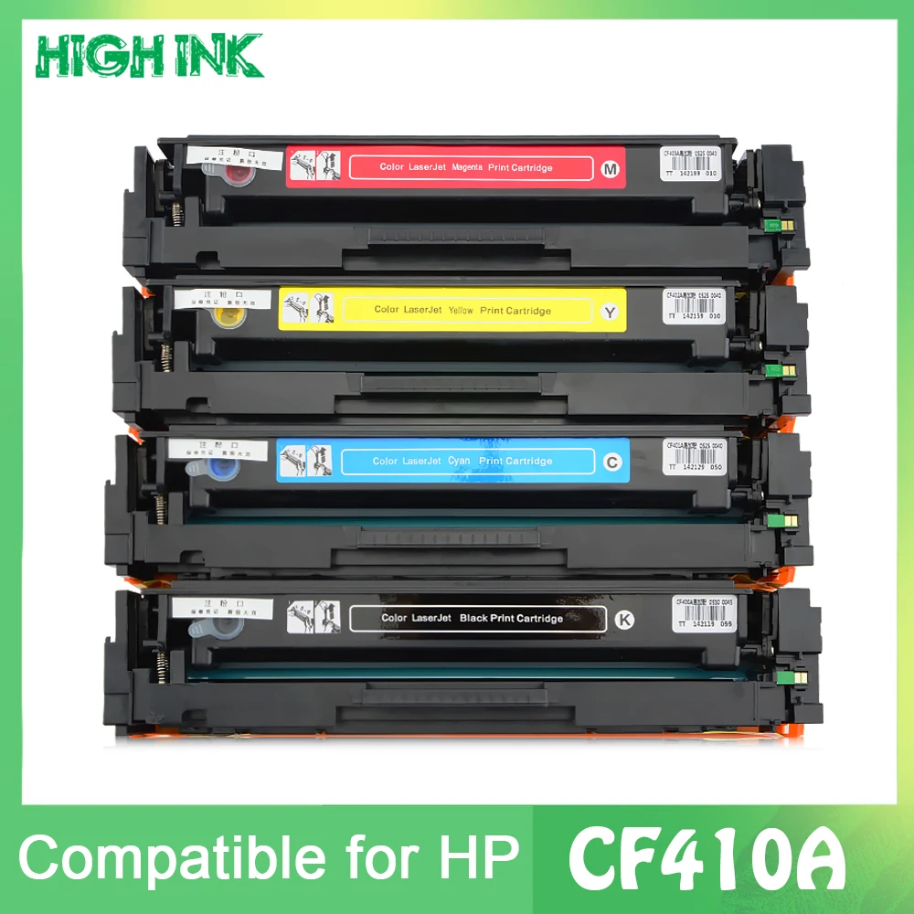 1set Compatible Toner Cartridge CF410A CF410 CF411A CF412A CF413A for HP Color LaserJet Pro MFP M477fnw M477fdw M477 Printer