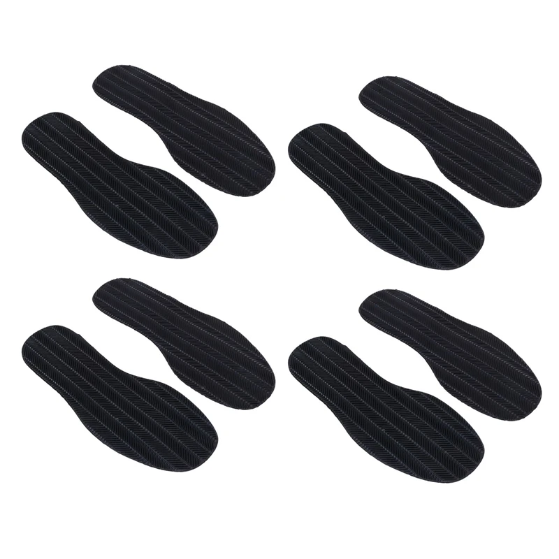 

Best 4 Pair DIY Stick On Full Soles Heel Palm Shoe Repair Anti-Slip Grip-Rubber Pads - 29X11.5X0.2Cm