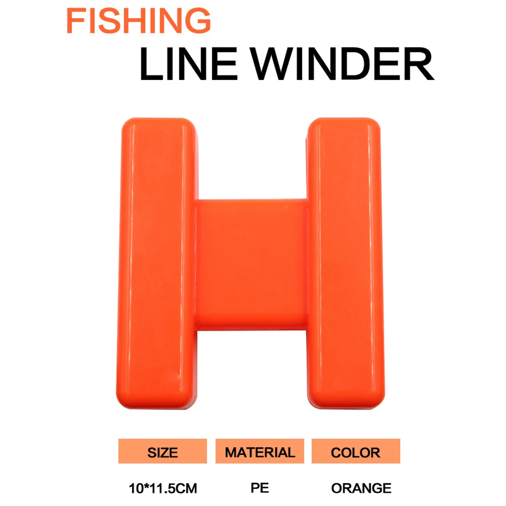 

Part I-shaped Winder Accessories Carp Fishing Floating H Block SGLW-003 Wear-resistance Without Wire Line Orange