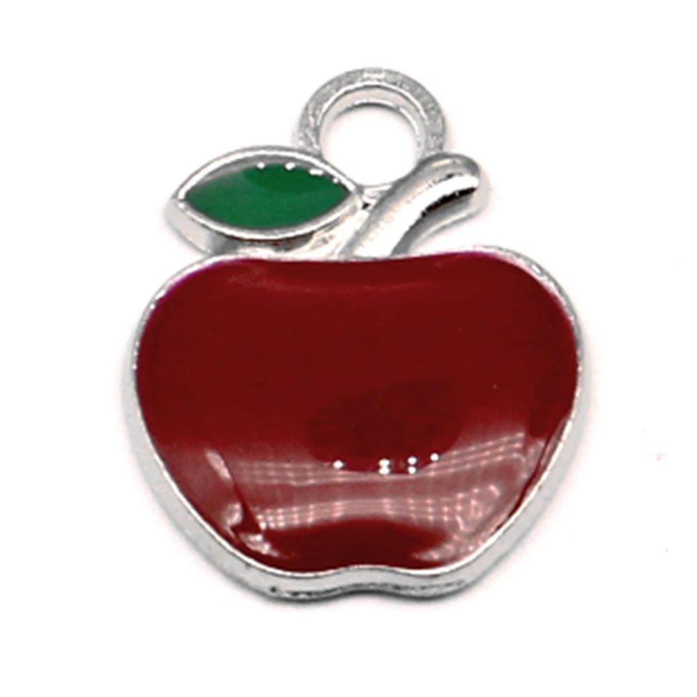 

Apple Charm For Making Jewelry Diy Finding 18pcs 15x19mm