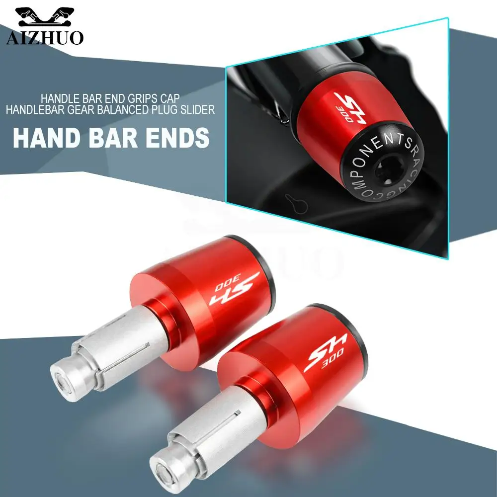 

Motorcycle Handle Bar End Handlebar Grips Caps Anti Vibration Silder Plug For Honda SH300 2013-2018 SH300i 2017 2016 SH-300 i
