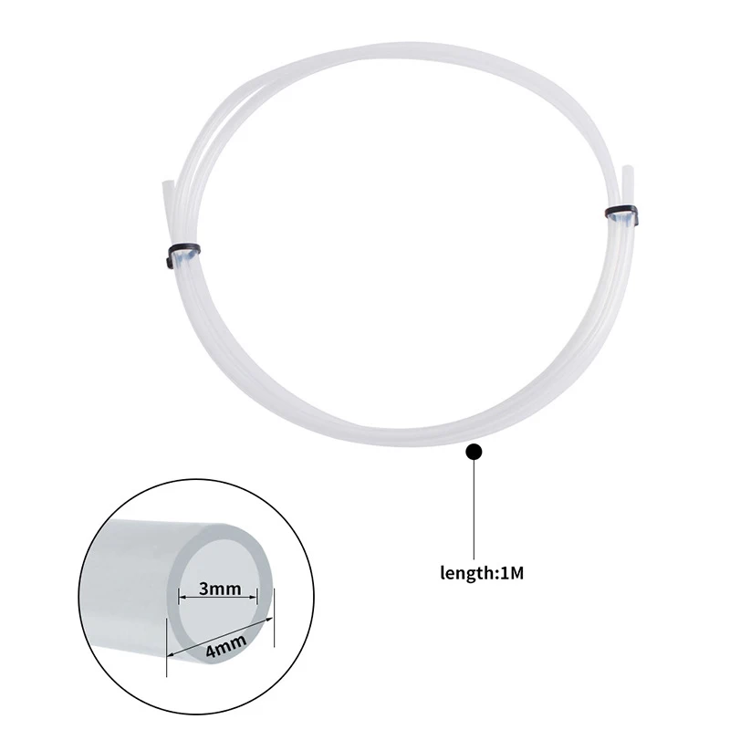 Для мини-3D-принтера Bambu Lab P1P AMS A1 белая и Серая трубка из ПТФЭ тефлоновая труба