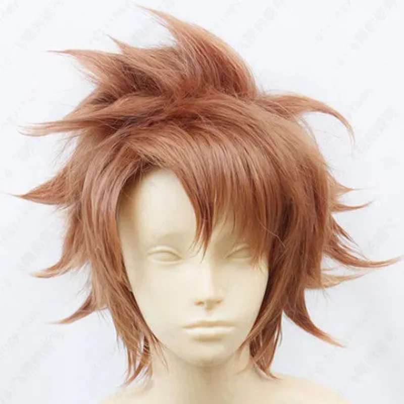 

42 PSYCHO-PASS Kagar Shusei Short Brown Cosplay Party Wig